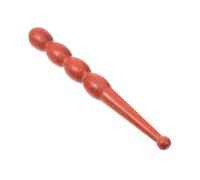 PATKAW Red Wooden Massage Stick Manual Trigger Point Massage Tool for Back and Arms, Smooth Round Design, Easy to Hold, for Travel Use and Relaxation