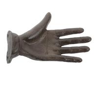 PATKAW Retro Wall Hook Palm Shaped Cast Iron Hook Coffee Colour Vintage Style Heavy Duty Strong Bearing Capacity