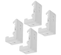 PATKAW Roman Shade Mounting Brackets Metal 4Pcs 22Mm Roller Blind Clips for Ceiling and Side Installation Suitable for Curtain Rail Install Parts