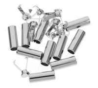 PATKAW Shoelace Tips Stylish Look for Hats 10pcs White Zinc Alloy with User-friendly Design and Tight Fastening and Sports Pants for Shoe Lace Replacement
