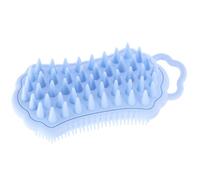 PATKAW Silicone Scrubber Brush Shower Body Scrubber with Dual Side Design for Scalp Massage and Body Cleaning, Gentle Soft Bristles and Exfoliating Bath Use for Wet Hair
