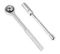 PATKAW Spark Plug Socket Wrench Ratchet Tool Kit High Carbon Steel Polished 16mm Socket with Knurled Handle and Extension Rod for Fast Car Plug Repair