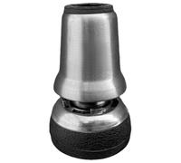 PATKAW Stainless Steel Walking Stick Tips 22Mm Diameter Crutch Feet with Rubber Covers for Hiking Poles and Physical Therapy