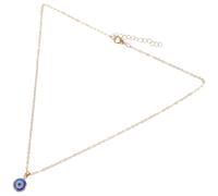 PATKAW Turkish Style Blue Eyes Necklace with Alloy Pendant for Protection and Avoiding Bad Luck, for Decorating Your Car or Indoor Space