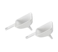 PATKAW Wine Transferring Funnels 2Pcs Large Plastic Funnels with Comfortable Handle for Bottles and Jars in Kitchen Use
