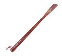PATKAW Wooden Shoe Horn Boot Shoehorn 55cm Long Brown Shoe Lifting Tool Time and Labor Saving with Handle for Elderly and Pregnant Women