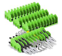 PATNFR 4 Pcs Plier Organizer Rack with Nonslip Rubber Base 10 Slots Pliers Holder Cutters Organizer Extendable Design Pliers Rack Tools Box Organizers Tool Drawer Organizers, Tools Storage Box Racks