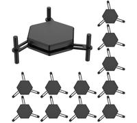 PATNFR 6/12Pcs Coffee Cup Organizer Stackable Coffee Mug Holder Adjustable 3.97inch Drinkware Stacker Organizer Kitchen Cup Storage for Kitchen Cupboard Cabinet Shelf,Save Space (12pcs)