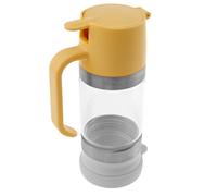 PATNFR Modern Elegant Glass Honey Dispenser, No Drip, Easy to Clean, Keeps Fresh, 18cm (H) x 6.8cm (D) x 10cm (W), Ideal for Honey, Maple Syrup, Chocolate Syrup, and Liquid Dressings