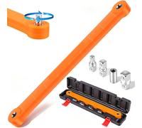 PATNFR Offset Extension Wrench Kit 15.55'' Tight Reach Ratchet Extender Set with Storage Case Zero Degree Swing 1/4" 3/8" 1/2" Adapter for Automotive and Mechanical Repair