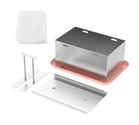 PATNFR Paneer Maker, Efficient Tofu Press Maker Stainless Steel with Drip Tray, Paneer Press Mould Making Mold Tofu Mold Kit for Home Kitchens