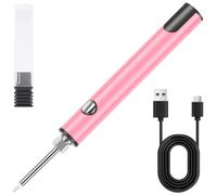 PATNFR Rechargeable Thread Burner Kit Digital Thread Zapper Tool Burning Pen for Beading Leather Craft Sewing Weaving and Stringing Molten Wax Carving Wooden Board Hot Stamping