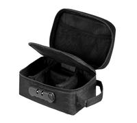 PATNFR Smell Proof Bag with Combination Lock Large Capacity Smell Proof Container Stash Box with 3 Removable Dividers Portable Stash Box Travel Storage Case for Outdoor Festival Party