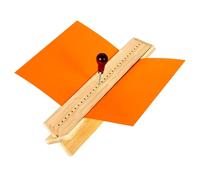 PATNFR Wood Bookbinding Punching Tool Book Binding Cradle with Awl Sturdy Bookbinding Hole Punch Cradle with Piercing Guide for DIY Crafts Notebooks Journals Planners Books