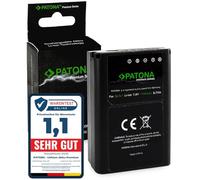 PATONA 1262 1140mAh 7.6V Rechargeable Li-ion Battery (1140mAh, 8.7Wh, Li-Ion, 7.6V, Black, 1 Piece)