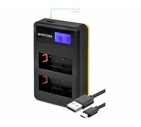 Patona 181957 Dual USB Charger for Fuji NP-W126S LCD