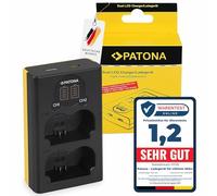 PATONA 1888 Dual LCD USB-C/Micro-USB Charger for Fujifilm NP-W235