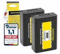 PATONA 2 x Battery Replacement for Leica BP-SCL5 24003 M10, 1200 mAh 7.4 V | Replacement battery for M10P, M10R, 100% identical to the original, with overcharge and short circuit protection