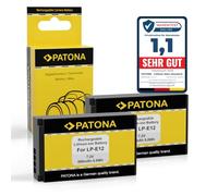 PATONA 2 x LP-E12 Replacement Battery for Canon LPE12 Battery Pack 800 mAh | Replacement battery for EOS 100D Rebel SL1, EOS M M2 M10 M50 M100 M200, PowerShot SX70 HS - double reserve
