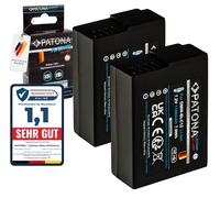 PATONA 2 x Platinum Battery DMW-BLC12 BLC12E Replacement Battery Compatible with Panasonic Lumix DMC FZ200 FZ300 FZ330 FZ1000 FZ2000 G5 G6 G7 G70 G81 G85 G91 GH2 GX8 GX8A GX8H GX8K DMWB LC12