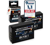 PATONA 2 x Platinum BLX-1 Battery 2600 mAh / 18.7 Wh / 7.2 V USB-C Input Compatible with Olympus OM-1 OM-3 OM1 OM3 Replacement Battery for Models BLX1 BL-X1 BL X1 BLX 1