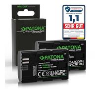 PATONA 2 x Premium Battery Replacement for Canon LP-E6N LP-E6 Battery Pack