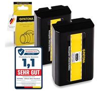 PATONA 2 x Replacement Battery for Nikon EN-EL1 650 mAh Compatible with Nikon Coolpix 4300 4500 4800 5000 5400 5700 8700 775 880 995 Konica Minolta Dimage A200 ENEL1 EN EL1
