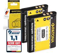 PATONA 2 x VBX070 Battery 700 mAh Replacement for Panasonic VW-VBX070 VBX070E Toshiba PX1686 Sanyo DB-L80 DB-L80A Pentax D-Li88 Compatible with Panasonic HX-DC1 DC2 DC3 WA10