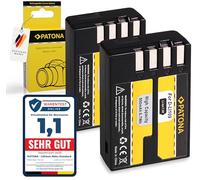 PATONA 2x Battery D-Li109 compatible with Pentax K-2 K-30 K-50 K-500 K-r,