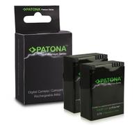 PATONA 2x Premium AHDBT-301 AHDBT-302 Battery 1180mAh Compatible with GoPro HD Hero 3 Hero 3+ HERO3 HERO3+ Black Silver White Edition Rollei Actioncam 420 AHDBT301 AHDBT302 AHDBT 301 302