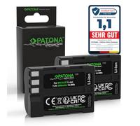 PATONA 2x Premium Battery EN-EL3E compatible with Nikon D50 D70s D80 D90 D200 D300, with reliable and tested quality
