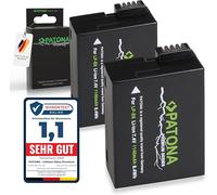 PATONA 2x Premium Battery LP-E8 compatible with Canon EOS 550D, 600D, 650D, 700D, Rebel T2i, T3i, T4i, T5i