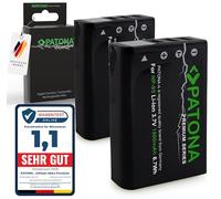 PATONA 2x Premium Battery NP-95 compatible with Fuji FinePix F30 X100, with reliable and tested quality