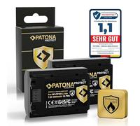 PATONA 2x PROTECT NP-FZ100 Battery 2600mAh Compatible with Sony Alpha 6600 6700 A6600 A6700 A1 A9 9 R S II A7 III IV A7R 7C 7CR 7S 7R A7III R V R3 R4 FX3 FX30 A7C2 A7R3 NPFZ100 NP FZ100 FZ 100