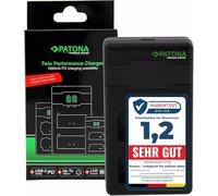 PATONA BLX-1 PD Performance Battery Charger (1500 mA) USB-C Mini Dual LCD - PD/QC Compatible (161713)