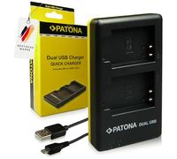 PATONA Dual Charger for EN-EL12 Battery compatible with Nikon CoolPix AW100 S8100 S8200 S9400 S9500