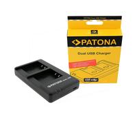 Patona Dual Charger for Ricoh DB-120 GR IV w/ USB-C Cable (4165)