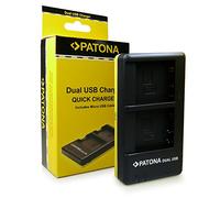 PATONA Dual USB charger 1950 for battery Panasonic DMW BLG10 E Panasonic DC LX100 II GX9 TZ200 TZ95 TZ90 DMC TZ100 TZ80 GF6 GX7 GX80 LX100 S6