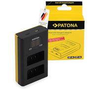 PATONA EN-EL25 Battery Charger (1911 USB Dual LCD Mini) Compatible with Nikon Z30 Z50 Z FC - Powered by USB-C or Micro USB