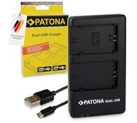 PATONA NP-FZ100 Battery Charger (1927) - USB Dual charger compatible with battery Sony NP-FZ100