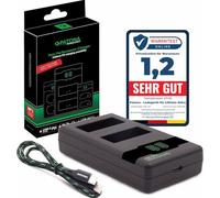 PATONA NP-W126s NP-W126 - PD Performance Battery Charger (1000mA) USB-C Mini Dual LCD - PD/QC Enabled (161957) - X-M5 X100VI X-S10 X-T20 X-T30 II X-T5 X-T50 etc.