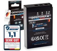 PATONA Platinum BLS-5 Battery 1050mAh with USB-C - Replacement for Olympus PS-BLS5 BLS-50 - Compatible with OM-D E-M10 Mark II/III/IV, Pen E-PL5-E-PL10, E-P7 - Charge Directly on Battery