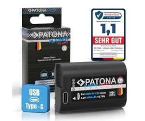 PATONA Platinum DMW-BLK22 Battery 2600 mAh with USB-C - Replacement for Panasonic DMW-BLK22 - Compatible with Lumix S5 II/IIX S5 G9 II GH7 GH6 GH5/GH5S - Charge Directly on Battery