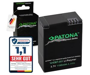 PATONA Premium Battery AHDBT-302 compatible with GoPro HD HERO3 Hero 3+