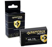 PATONA PROTECT Battery NB-13L compatible with Canon PowerShot G7X, G5X, G9X, G7X Mark II, SX720 HS