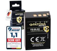 PATONA Protect Battery Replacement for Olympus PS-BLS5 BLS-5 BLS5 1100mAh Compatible with E-450 OM-D E-M10 Mark II III IV Pen E-P3 E-PL1 E-PL2 E-PL3 E-PL5 E-PL6 E-P7 EPL8 EPL10 EPM1 EPM1 M2