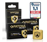 PATONA Protect Battery Replacement for Panasonic DMW-BLG10 BLG10E 1000 mAh Pack of 2