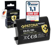 PATONA Protect EN-EL18D Battery 3500mAh / 37.8Wh / 10.8V with V1 Protective Case Compatible with Nikon Z9 D4 D4s D5 D6 D810 D850 Replacement Battery for EN-EL18 EN EL18 EL18D