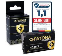 PATONA Protect NP-BX1 Battery with V1 Housing (1030 mAh) Compatible with Sony Vlog ZV-1 DSC HX90 HX95 HX99 RX100 WX350 HX400V HDR AS100V FDR X1000 X3000 etc.