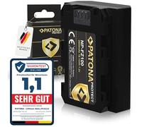 PATONA PROTECT NP-FZ100 2600mAh Battery Compatible with Sony Alpha 6600 6700 A6600 A6700 A1 A9 9 R S II A7 III IV A7R 7C 7CR 7S 7R A7III R V R3 R4 FX3 FX30 A7C2 A7 A7C2 A7 R3 NPFZ100 NP FZ100 FZ 100